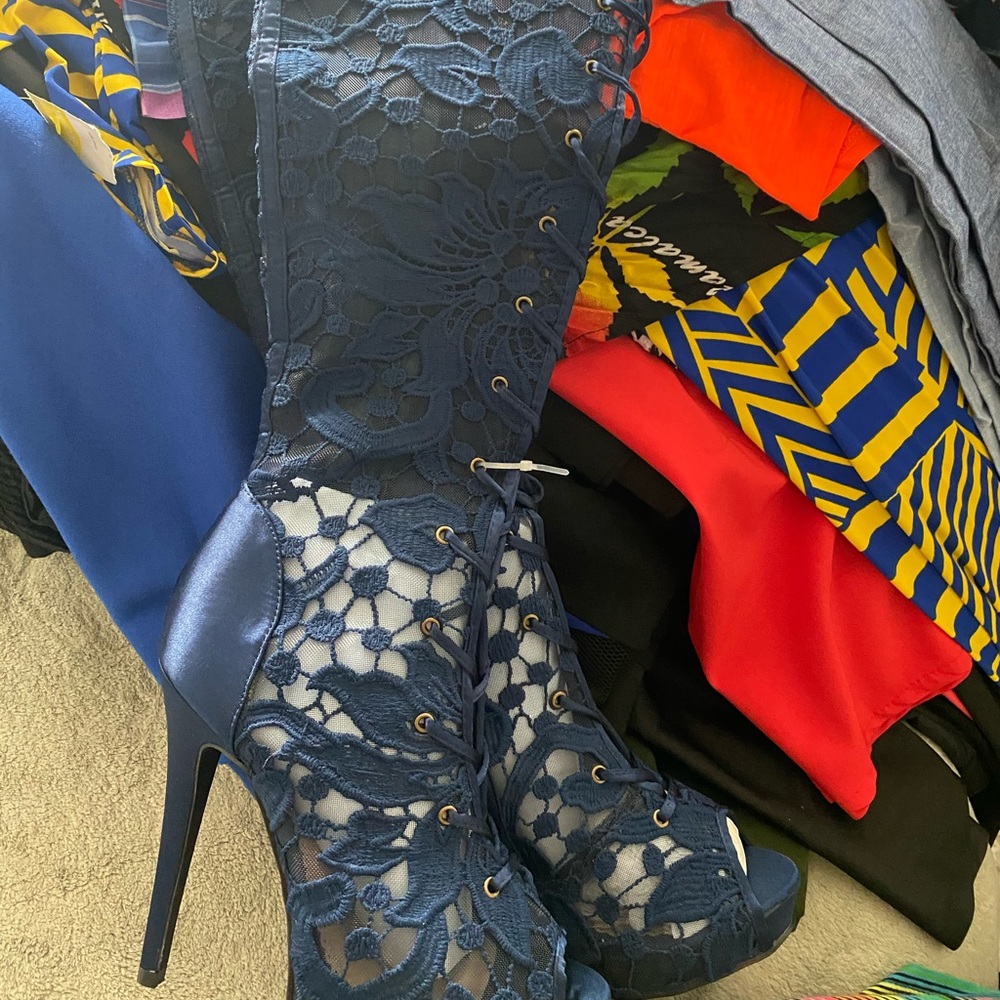 Thigh High Lace Boots